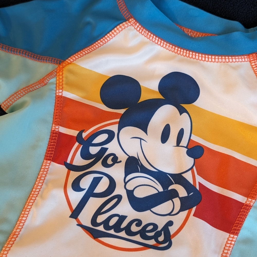 2T Disney Mickey Mouse Rashguard - Picture 6 of 6